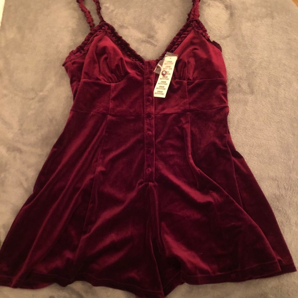 Urban Outfitters Wine Romper
